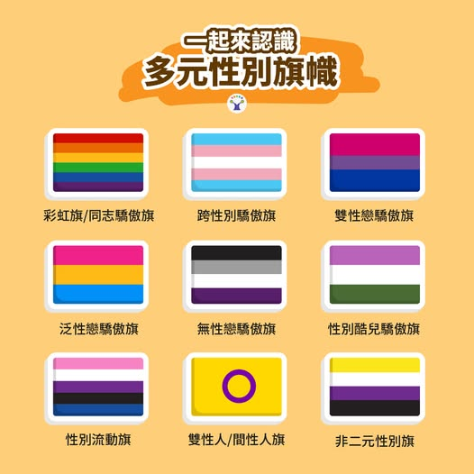 各種驕傲旗