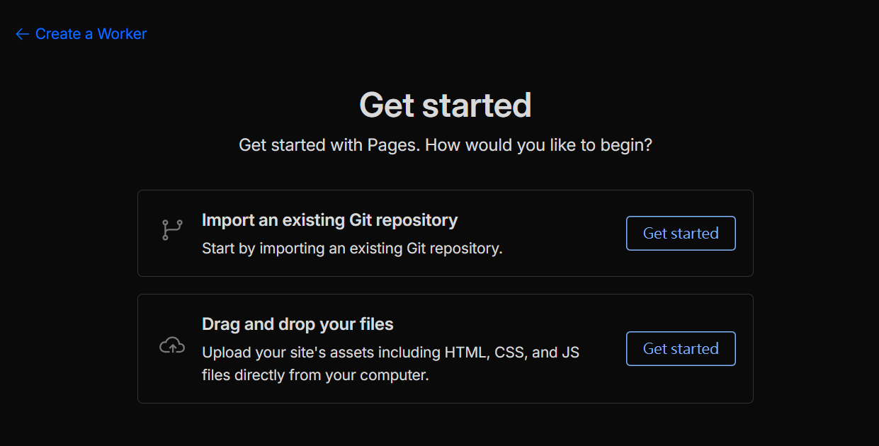 Cloudflare 也可以直接上傳檔案